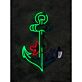 Brighten Up Your Office, Bar, or Storefront with the Versatile Anchor Shop Decor Fan Club Anchor Led uv Neon Sign.
