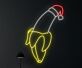 Banane mit Weihnachtsmütze LED-Neonschild Wohnzimmer Bar