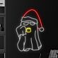 Weihnachtsgeist mit Tasse LED-Neonschild Wohnzimmer Bar