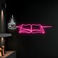 offenes Buch mit Kaffeetasse LED-Neonschild für Wohnzimmer Café