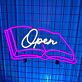 Elevate Your Space: The Book Led Neon Sign, Perfect for Bedroom Deco, Home Libraries, and Cozy Reading Corners.