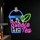 Bubble Tea LED-Neonschild für Café Bar