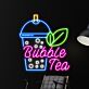 Bubble Tea LED-Neonschild für Café Bar