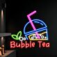 Bubble Tea LED-Neonschild für Café Bar