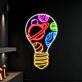 Brighten Up Your Space: Bulb Galaxy Led Neon Sign for Vibrant Home Decor, Office Ambiance, and Festive Christmas Celebrations.