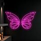 Schmetterlingsflügel LED-Neonschild Wohnzimmer Schlafzimmer