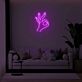 Hand mit OK-Geste LED-Neonschild Wohnzimmer Lounge