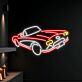 Klassischer Sportwagen LED-Neonschild Garage Wohnzimmer