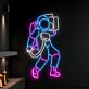Astronaut im Raumanzug LED-Neonschild Wohnzimmer Büro