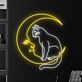 Brighten Up Any Space from Homes to Bars: Cat And Moon Led Neon Sign Animal Lover Neon Light Love Moon Led Light for a Unique Touch