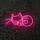 schlafende Katze LED-Neonschild Wohnzimmer Schlafzimmer