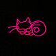 schlafende Katze LED-Neonschild Wohnzimmer Schlafzimmer