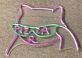 Brighten Up Your Space: Cat Wearing Pizza Glasses Led Neon Sign for Bars, Home Decor, and Trendy Office Settings