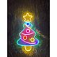 Weihnachtsbaum mit Stern LED-Neonschild Wohnzimmer Weihnachtsdekoration