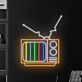 Retro Fernseher LED-Neonschild Wohnzimmer Bar