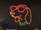 Enhance Your Home, Bar, or Store Ambiance with the Cool Dachshund Wearing Glasses LED Neon Sign