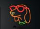 Enhance Your Home, Bar, or Store Ambiance with the Cool Dachshund Wearing Glasses LED Neon Sign