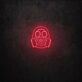 Gasmaske LED-Neonschild für Gaming Bar