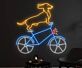 Dackel auf Fahrrad LED-Neonschild Wohnzimmer Cafe