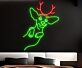 Hund mit Rentiergeweih LED-Neonschild Wohnzimmer Schlafzimmer