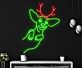 Hund mit Rentiergeweih LED-Neonschild Wohnzimmer Schlafzimmer