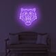 Neon Tigerkopf LED Neonschild Wanddekoration