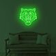 Neon Tigerkopf LED Neonschild Wanddekoration