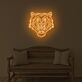 Neon Tigerkopf LED Neonschild Wanddekoration