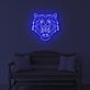 Neon Tigerkopf LED Neonschild Wanddekoration