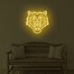 Neon Tigerkopf LED Neonschild Wanddekoration