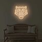 Neon Tigerkopf LED Neonschild Wanddekoration