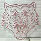 Neon Tigerkopf LED Neonschild Wanddekoration