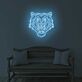 Neon Tigerkopf LED Neonschild Wanddekoration
