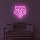 Neon Tigerkopf LED Neonschild Wanddekoration