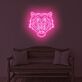 Neon Tigerkopf LED Neonschild Wanddekoration