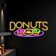 DONUTS LED-Neonschild für Café und Bäckerei