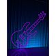 E-Gitarre LED-Neonschild für Musikstudio und Bar