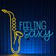 FEELING saxy LED-Neonschild für Bar Musikclub