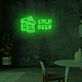 COLD BEER LED-Neonschild für Bar und Kneipe