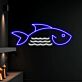 Fischsymbol LED-Neonschild für Restaurant oder Bar