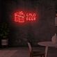 COLD BEER LED-Neonschild für Bar und Kneipe