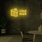 COLD BEER LED-Neonschild für Bar und Kneipe