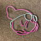 Bulldog mit Sonnenbrille LED-Neonschild Wohnzimmer Bar