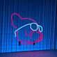 Bulldog mit Sonnenbrille LED-Neonschild Wohnzimmer Bar