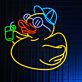 Brighten Up Your Bar, Home, or Next Event with the Quirky Funny Duck Drink Cocktail LED Neon Sign, Perfect for Adding a Splash of Fun to Any Setting.