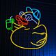 Brighten Up Your Bar, Home, or Next Event with the Quirky Funny Duck Drink Cocktail LED Neon Sign, Perfect for Adding a Splash of Fun to Any Setting.