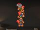 Lebkuchenmännchen mit Zuckerstange LED-Neonschild für Weihnachten Wohnzimmer