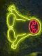 Faultier LED-Neonschild Wohnzimmer Kinderzimmer
