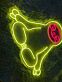 Faultier LED-Neonschild Wohnzimmer Kinderzimmer