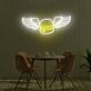 Burger mit Flügeln LED-Neonschild für Restaurant Küche